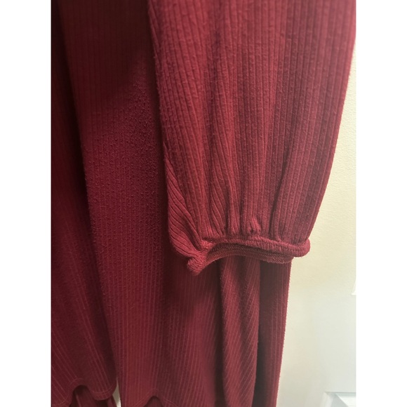 MOLLY & ISADORA crimson red open cardigan 3/4 sleeve size 1XL - Picture 4 of 4
